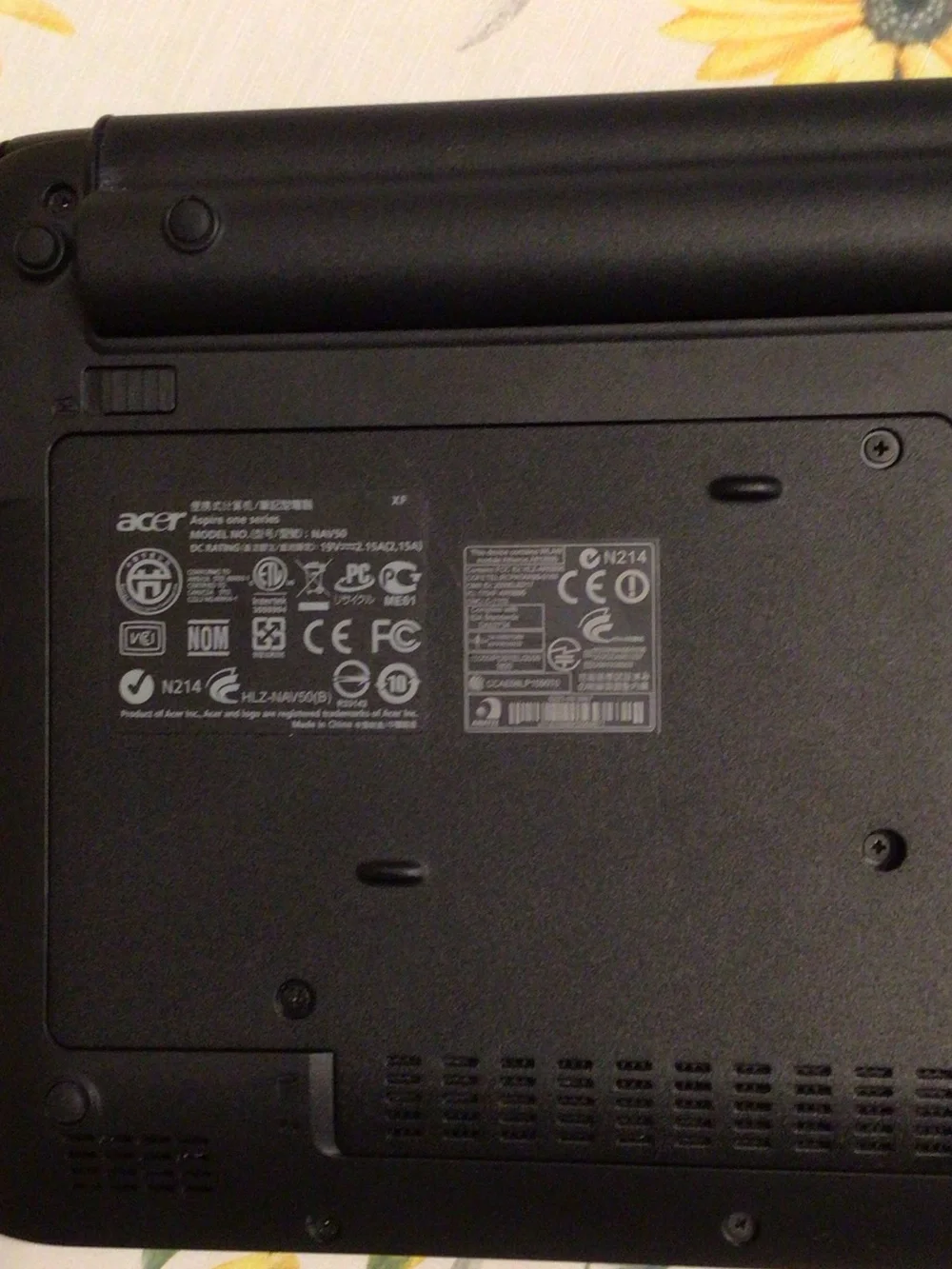 Acer Purple Compact Laptop with Gloss Finish   Acer  aspire one  lost in time